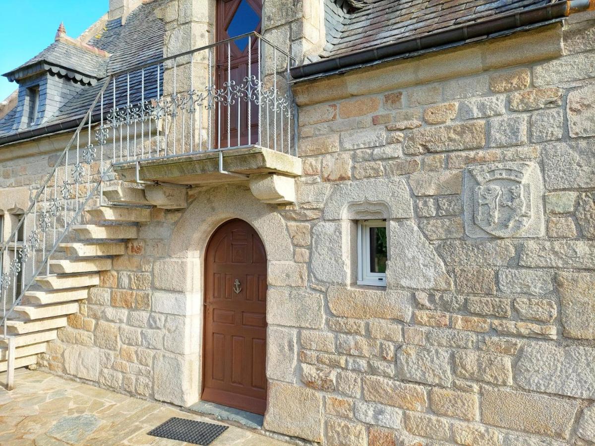 圣波勒-德莱昂Breton Granite Stone House With Fantastic Sea Views别墅 外观 照片