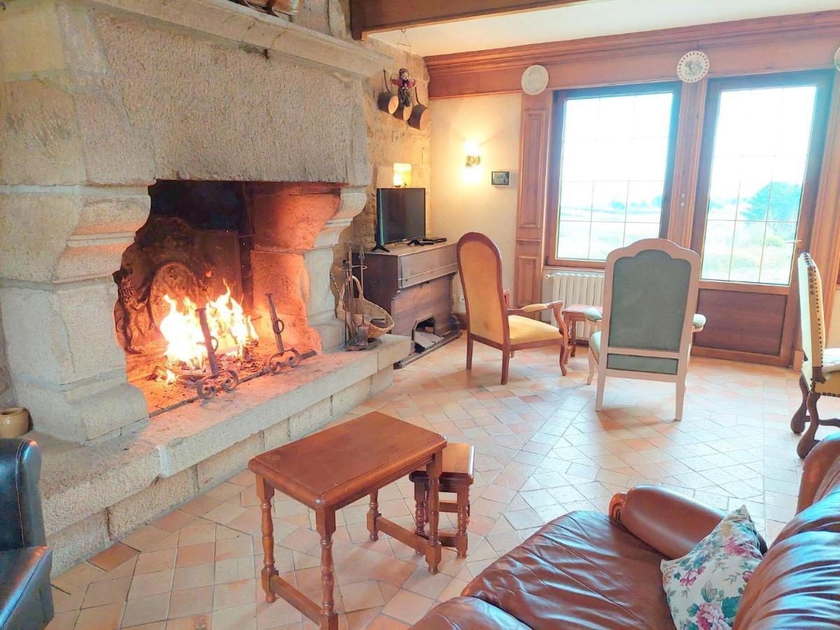 圣波勒-德莱昂Breton Granite Stone House With Fantastic Sea Views别墅 外观 照片